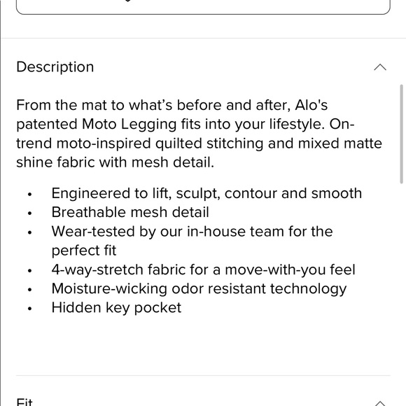 Alo yoga Moto legging 🌟 - Picture 6 of 8